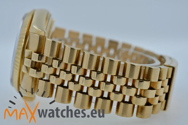 Rolex Oyster Perpetual Datejust 18k Yellow Gold 16018 Tiger Eye LC100 Tigerauge