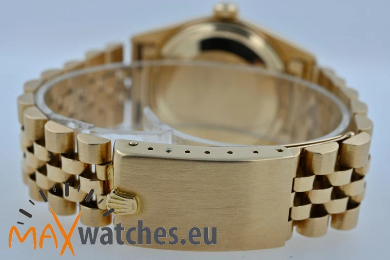 Rolex Oyster Perpetual Datejust 18k Yellow Gold 16018 Tiger Eye LC100 Tigerauge
