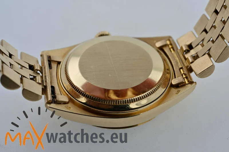 Rolex Oyster Perpetual Datejust 18k Yellow Gold 16018 Tiger Eye LC100 Tigerauge