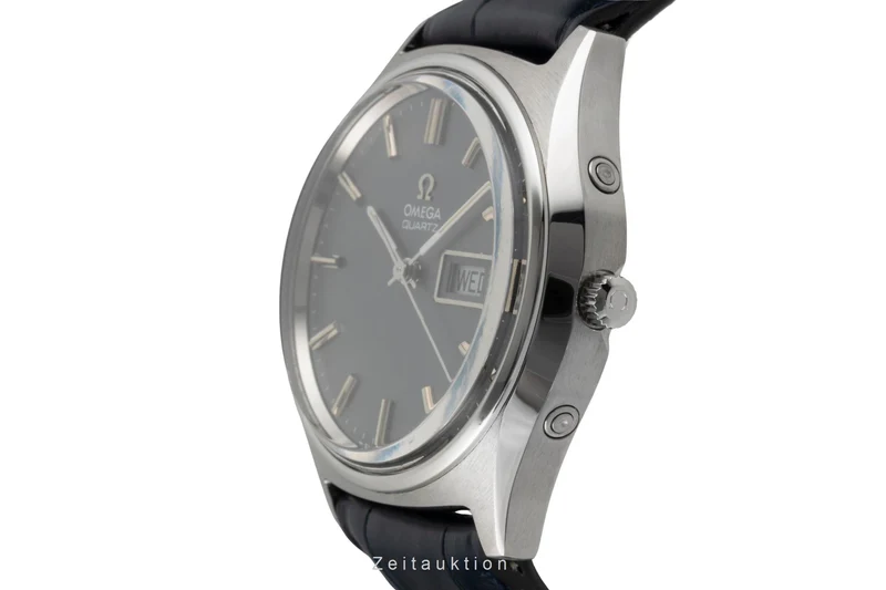 Omega steel quartz men's watch 196.0065 Vintage [2605216]