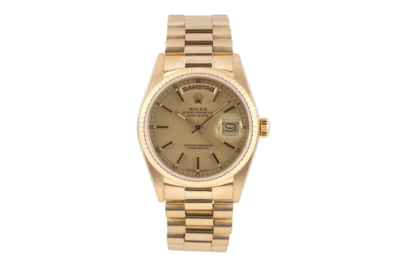 Rolex Day-Date 18 ct gold automatic men's watch 18038 [2605753]