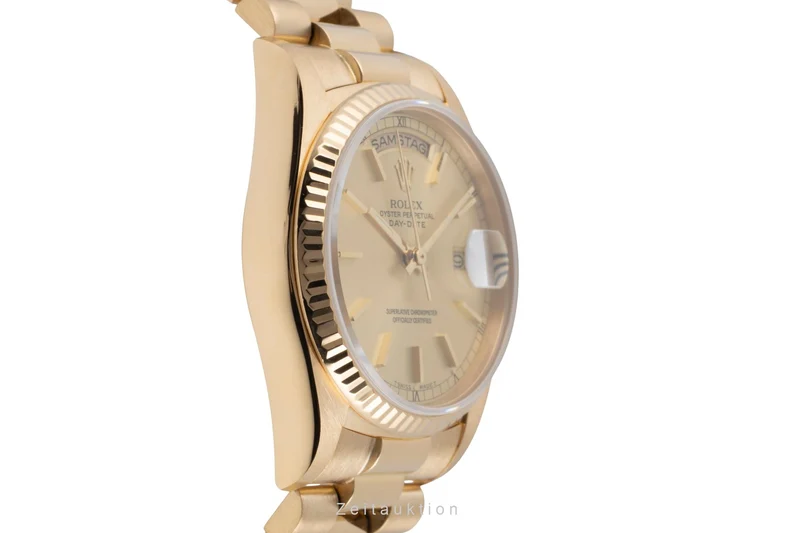 Rolex Day-Date 18 ct gold automatic men's watch 18038 [2605753]