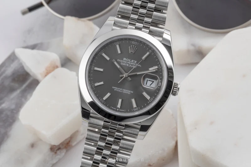 Rolex Datejust steel automatic men's watch 126300 [2605632]