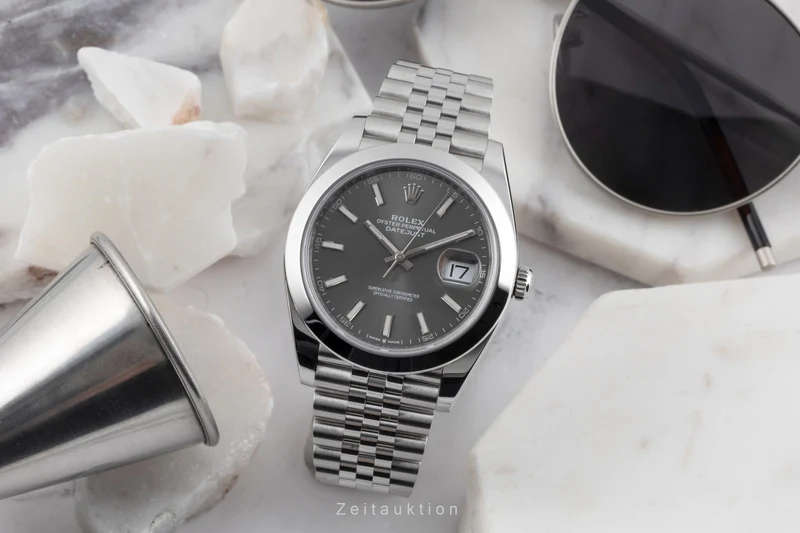 Rolex Datejust steel automatic men's watch 126300 [2605632]