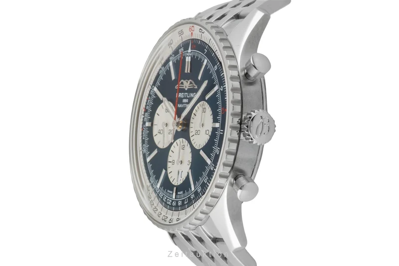 Breitling Navitimer chronograph steel automatic men's watch AB0137211C1A1 LP: 9850EUR [2605863]