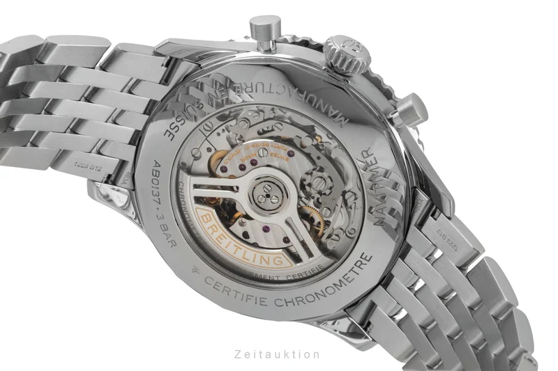 Breitling Navitimer chronograph steel automatic men's watch AB0137211C1A1 LP: 9850EUR [2605863]