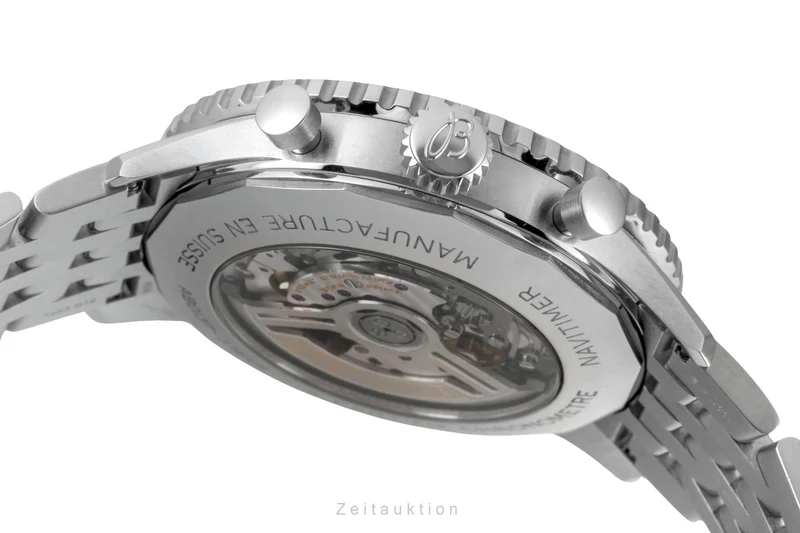 Breitling Navitimer chronograph steel automatic men's watch AB0137211C1A1 LP: 9850EUR [2605863]