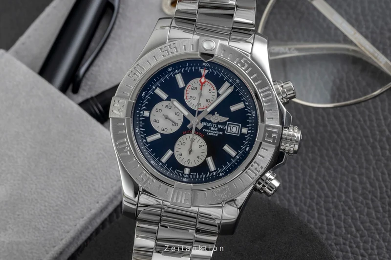 Breitling Super Avenger II chronograph steel automatic men's watch A13371111B1A1 [2605415]