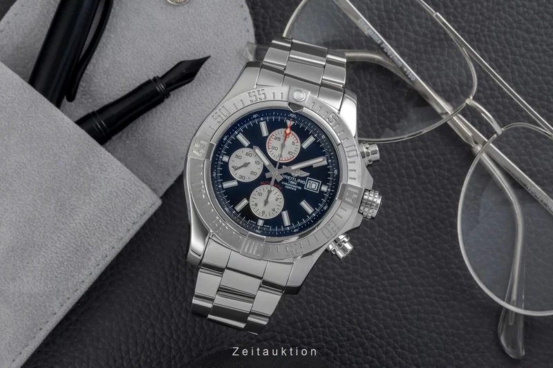 Breitling Super Avenger II chronograph steel automatic men's watch A13371111B1A1 [2605415]