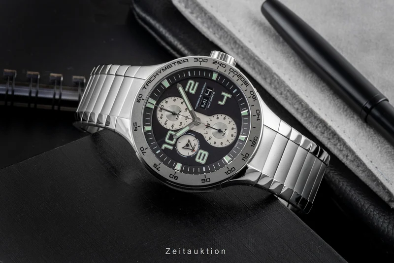 Porsche Design Flat Six chronograph steel automatic men's watch 6340.41.44.AL [2605531]