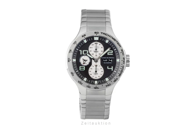 Porsche Design Flat Six chronograph steel automatic men's watch 6340.41.44.AL [2605531]