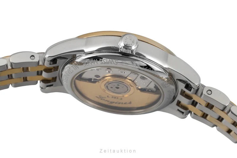 Longines Flagship gilt / steel automatic women's watch L4.274.3 [2604822]