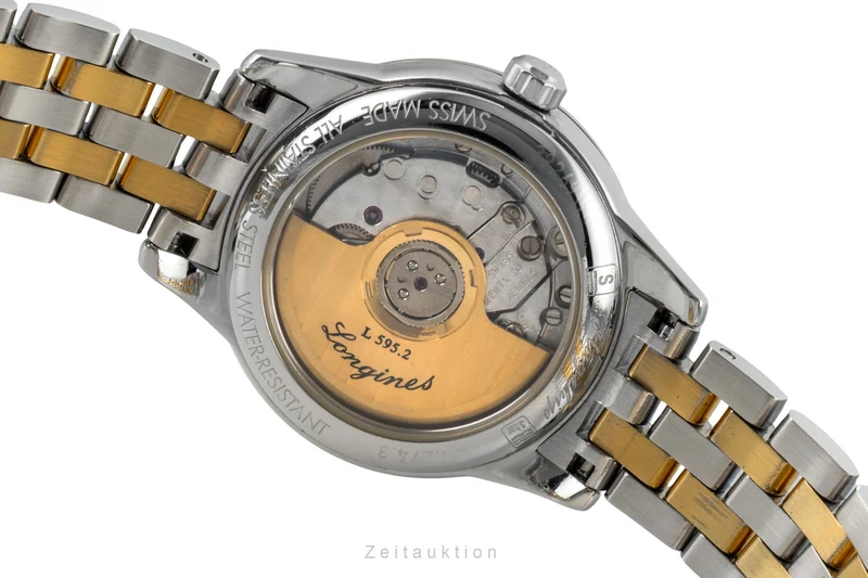 Longines Flagship gilt / steel automatic women's watch L4.274.3 [2604822]