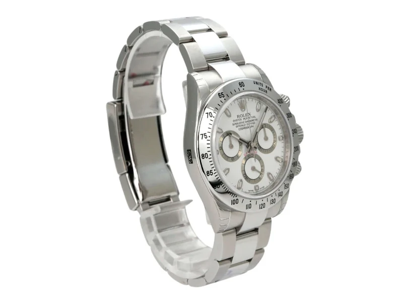 Rolex Daytona Edelstahl 116520 Weiß