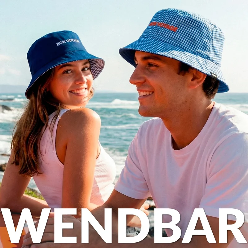 Bucket Hat "Bon Voyage" – Baumwolle | Fisura
