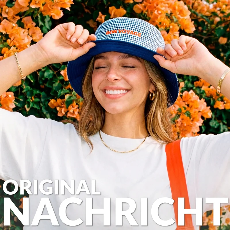 Bucket Hat "Bon Voyage" – Baumwolle | Fisura