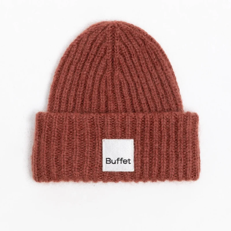 CHUNKY MOHAIR MÜTZE - Beanie - Braun | Buffet Clothing