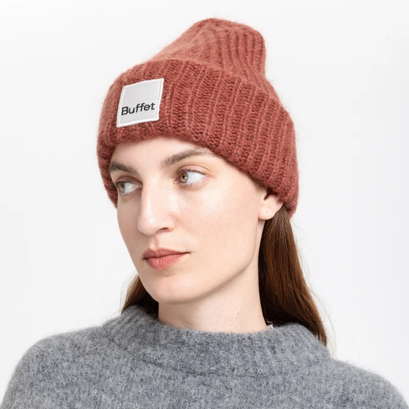 CHUNKY MOHAIR MÜTZE - Beanie - Braun | Buffet Clothing