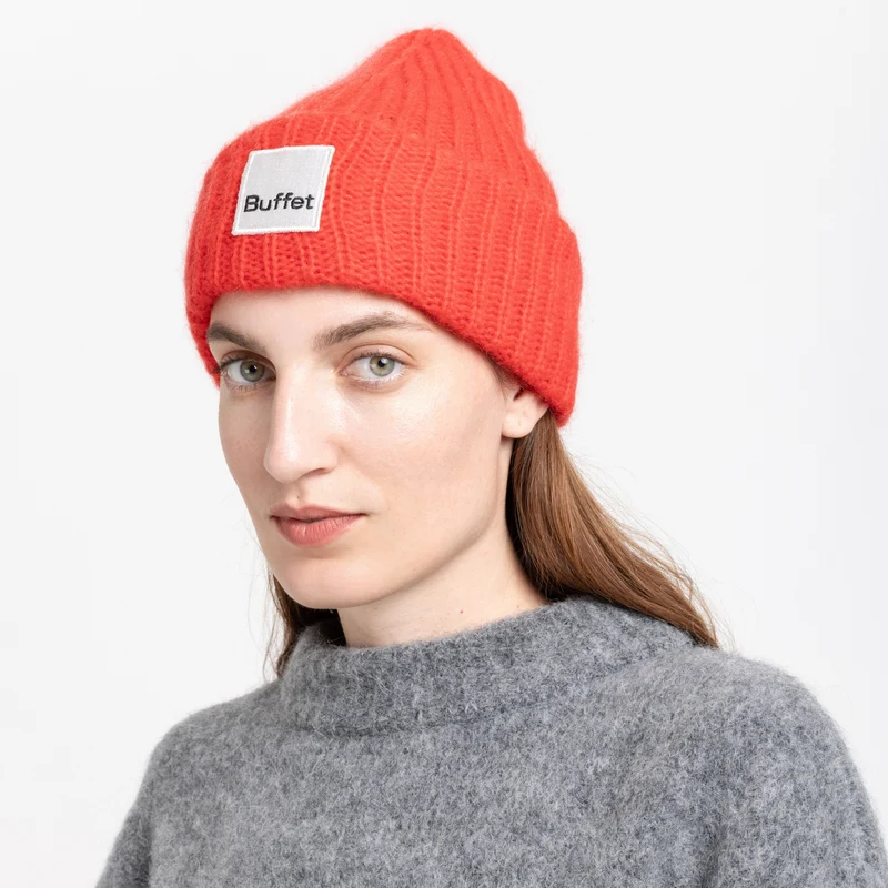 CHUNKY MOHAIR MÜTZE - Beanie - Rot | Buffet Clothing