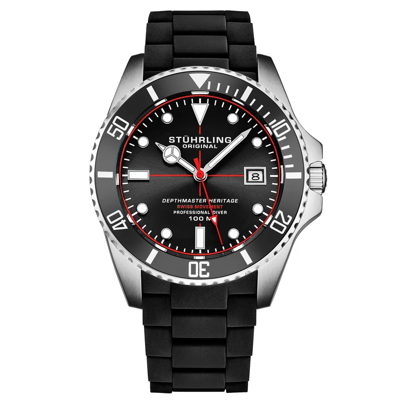 Stührling Datemaster Heritage 4087 Aquadiver 44mm