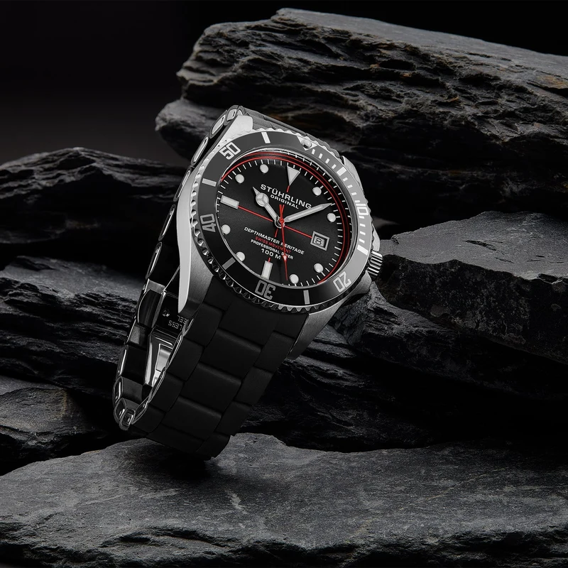 Stührling Datemaster Heritage 4087 Aquadiver 44mm