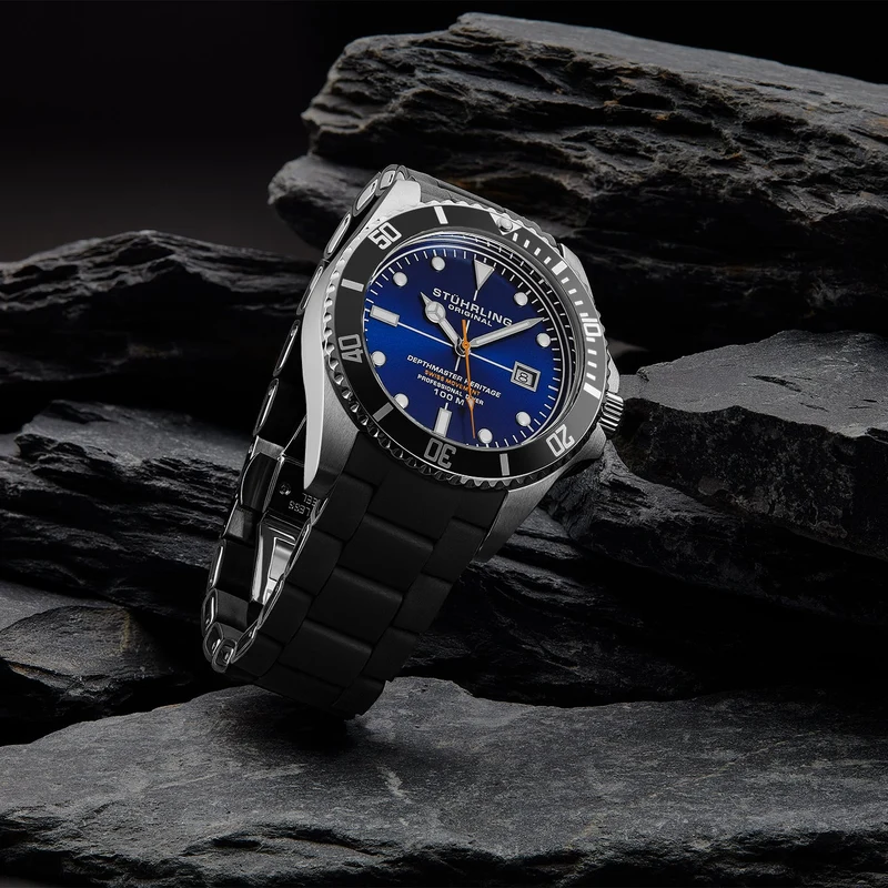 Stührling Datemaster Heritage 4087 Aquadiver 44mm