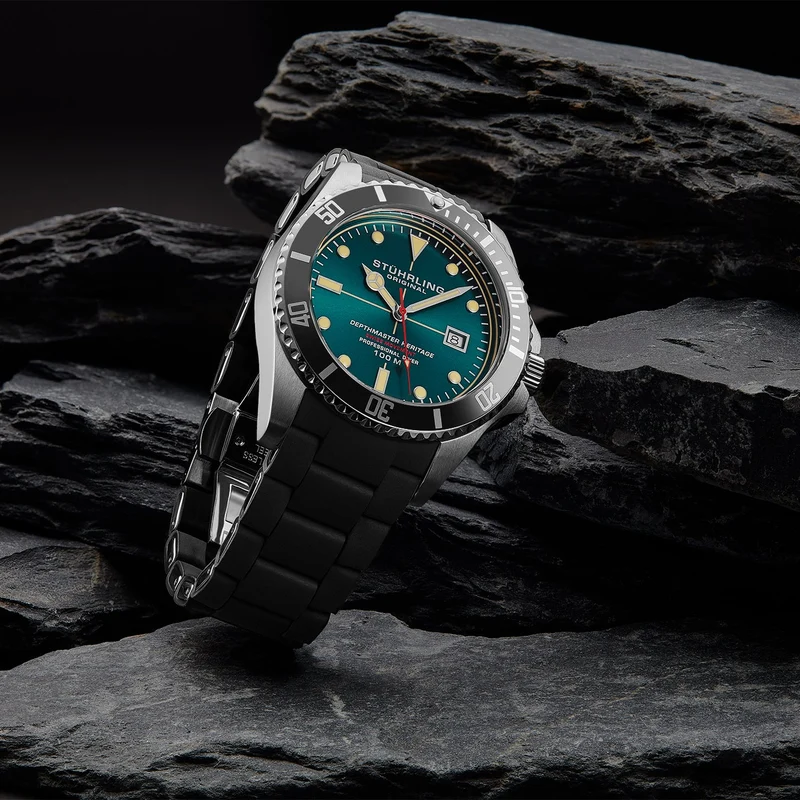 Stührling Datemaster Heritage 4087 Aquadiver 44mm