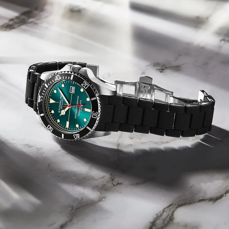Stührling Datemaster Heritage 4087 Aquadiver 44mm