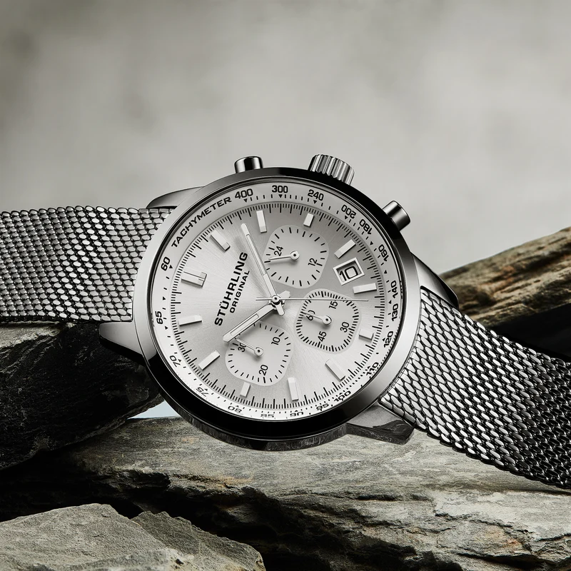 Stührling Chronoport 4082 Men's 44mm