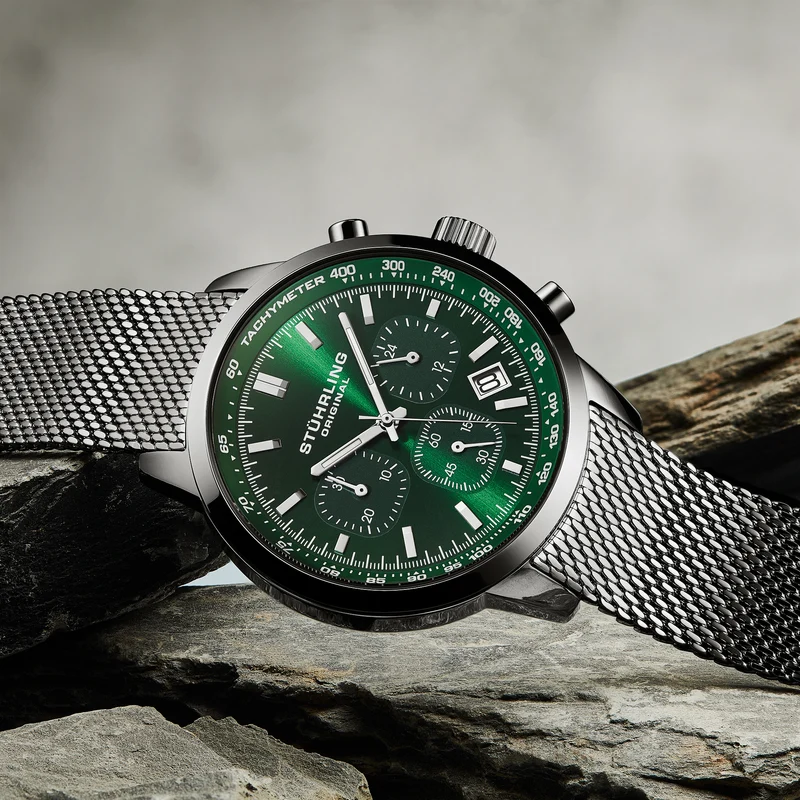Stührling Chronoport 4082 Men's 44mm