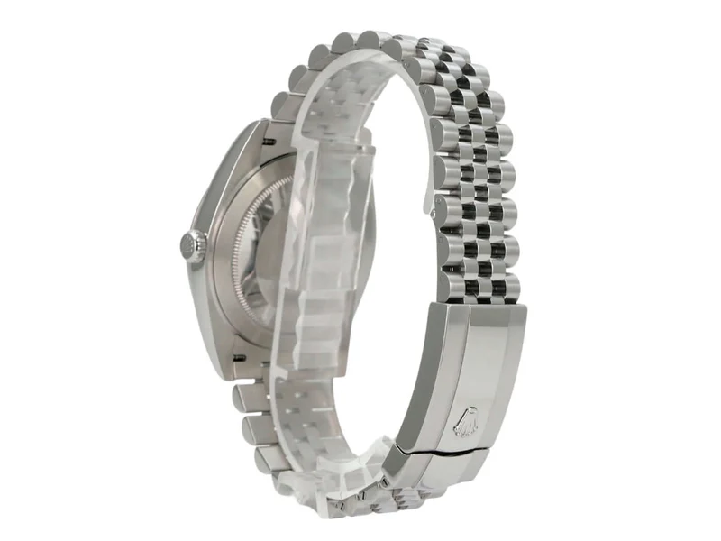 Rolex Datejust 41 Oystersteel 126300 Weiß Römisch Jubile-Band
