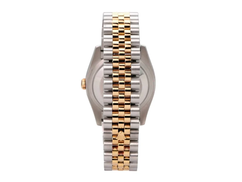 Rolex Datejust 36 116233 Schwarz Diamant Jubile-Band