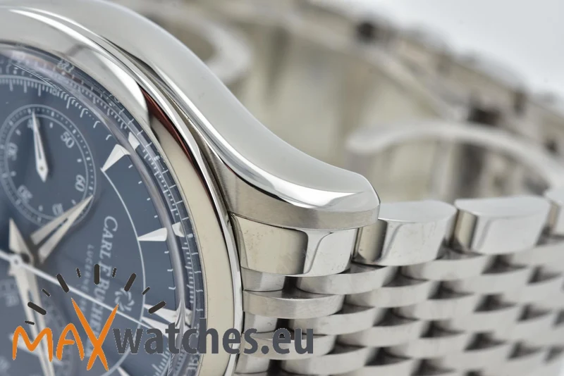 Carl F. Bucherer Manero Flyback Chronograph 00.10919.08.53.21 Blue Dial 43mm