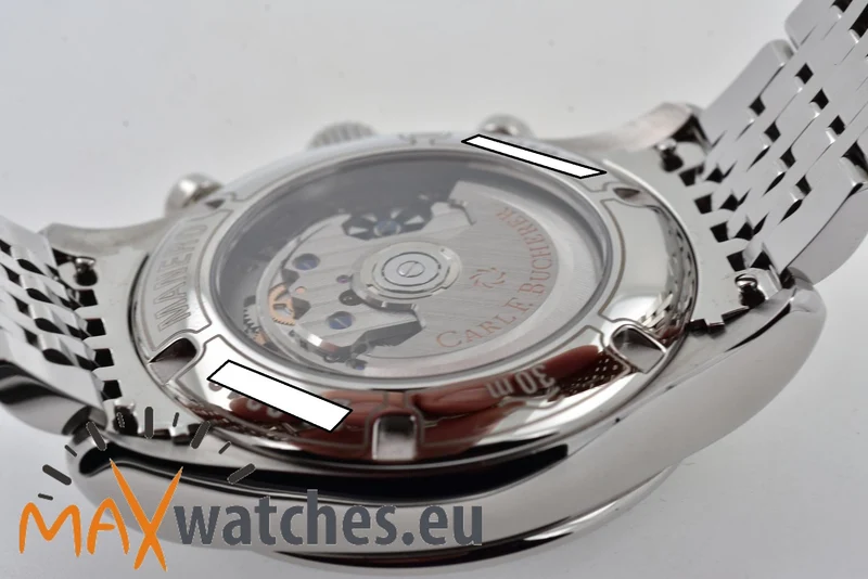 Carl F. Bucherer Manero Flyback Chronograph 00.10919.08.53.21 Blue Dial 43mm