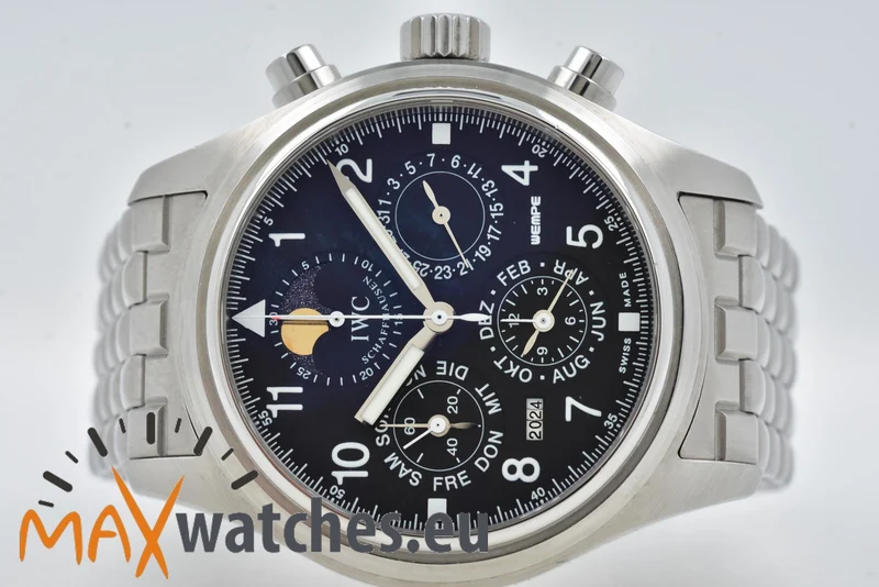 IWC Fliegerchronograph Perpetual Calendar Ewiger Kalender Pilot IW375701 Wempe Limited