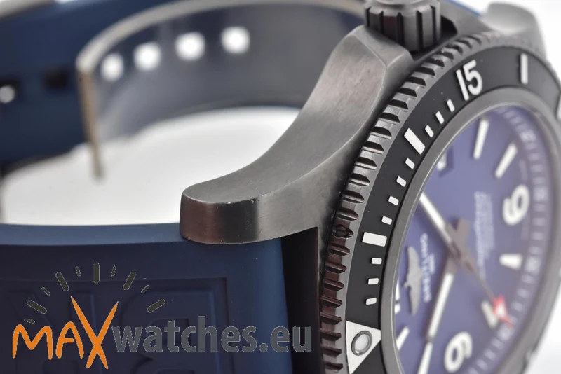 Breitling Superocean II 46 Blacksteel DLC M17368D71C1S1 Blue Dial