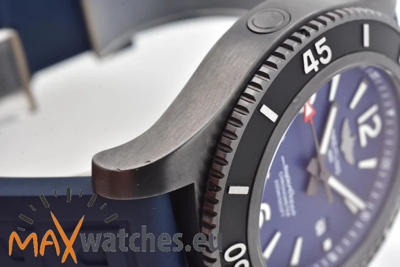 Breitling Superocean II 46 Blacksteel DLC M17368D71C1S1 Blue Dial