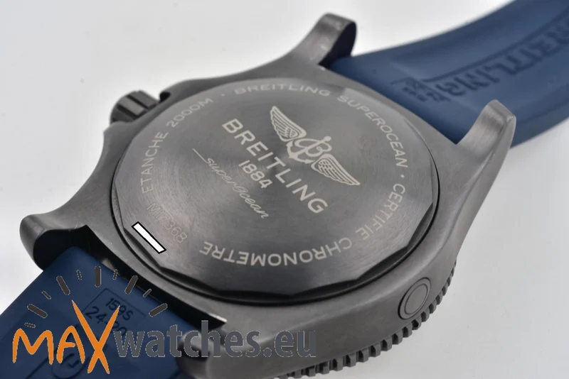 Breitling Superocean II 46 Blacksteel DLC M17368D71C1S1 Blue Dial