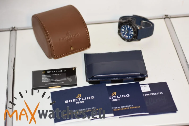 Breitling Superocean II 46 Blacksteel DLC M17368D71C1S1 Blue Dial