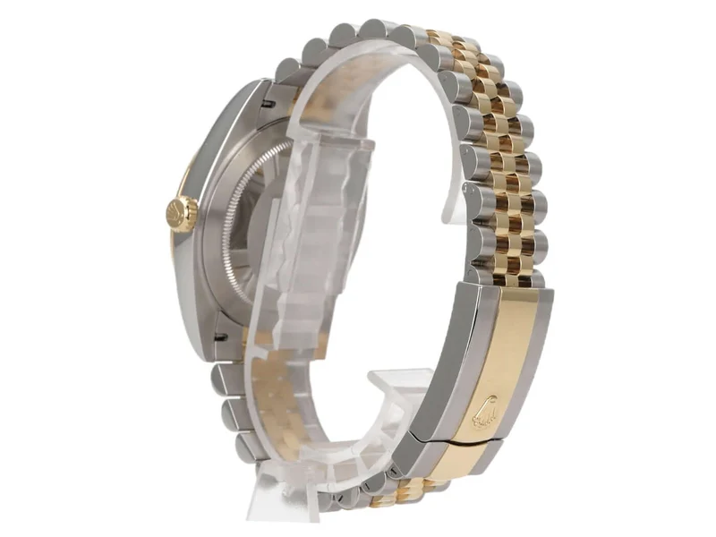 Rolex Datejust 41 Edelstahl Gelbgold 126333 Olivegrün Jubile-Band