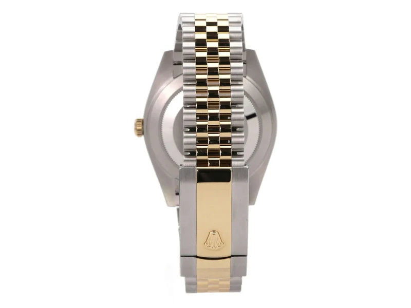 Rolex Datejust 41 Edelstahl Gelbgold 126333 Olivegrün Jubile-Band