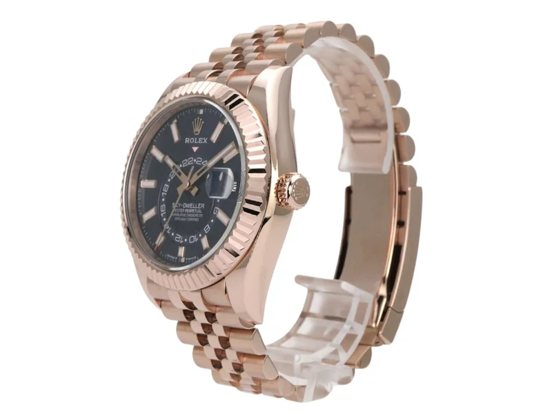 Rolex Sky-Dweller 336935 Everose-Gold Blau Jubile-Band