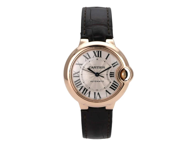 Cartier Ballon Bleu de Cartier W6920097 Rotgold Leder