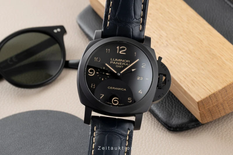 Panerai Luminor GMT ceramic / titanium automatic men's watch PAM00441 [2605709]