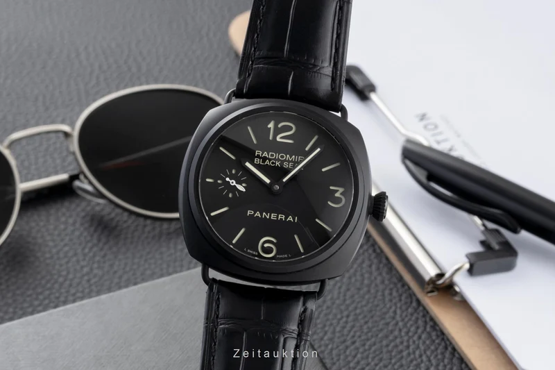 Panerai Black Seal ceramic / steel manual winding men's watch PAM00292 [2605883]