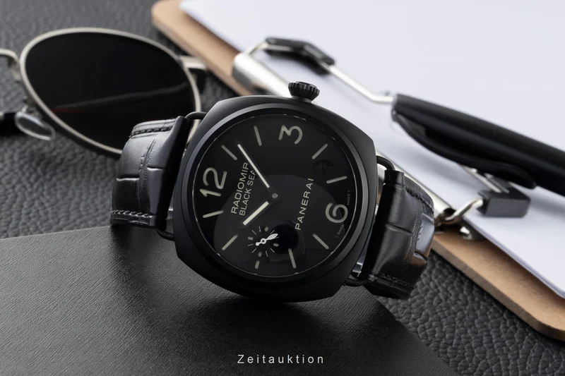 Panerai Black Seal ceramic / steel manual winding men's watch PAM00292 [2605883]