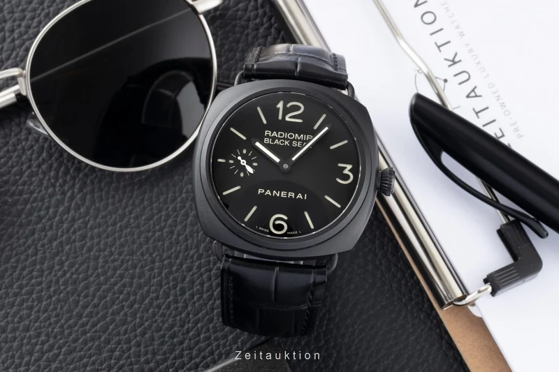Panerai Black Seal ceramic / steel manual winding men's watch PAM00292 [2605883]