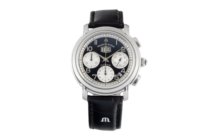 Maurice Lacroix Masterpiece Flyback chronograph steel automatic men's watch 15827 [2605719]