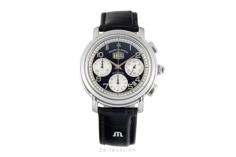 Maurice Lacroix Masterpiece Flyback chronograph steel automatic men's watch 15827 [2605719]