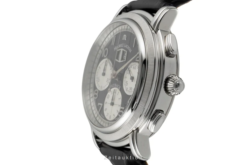 Maurice Lacroix Masterpiece Flyback chronograph steel automatic men's watch 15827 [2605719]